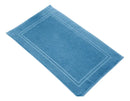 Kit 6 Tapete Toalha Piso Hotel Pousada Banheiro 50x80 Cor Azul-claro