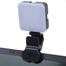 Luz de videoconferencia Led Iluminação Fotográfica Noturna Com Clip Portátil Celular E Notebook Reunião Online Fotos e Videos Preto Knimp