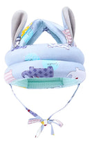 Capacete Bebê Protetor De Cabeça Ajustável Engatinhar An Azul