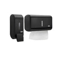 Kit Dispenser Papel Toalha Saboneteira Sabonete Gel Cor Preto