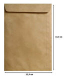 Envelope A4 Pardo 229 X 324 Mm 22x32 250 Unidades Volunder