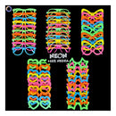 Kit 50 Óculos Neon Luz Negra Balada Sortidos Divertido Festa