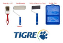 Kit Pintura Tigre Multiuso 5 Pecas Rolo Pincel Bandeja 1540