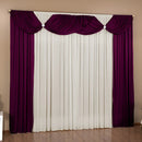 Cortina Malu 3 Metros X2,80 Sala Quarto Janela Por Vinho/Palha