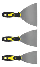 Kit Espátulas Tools FBG-3420 De Aço Profissional Cabo Emborrachado 5,4,3