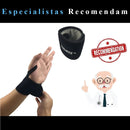 Munhequeira Magnética Turmalina Pulso Punho Dor Articul Preto