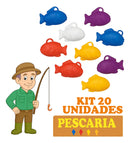 Kit 20 Peixinho Pescaria Festa Junina Plástico Brinquedos