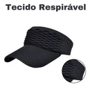 Viseira Feminina Chapéu Proteção Moda Praia Piscina E Preto UN