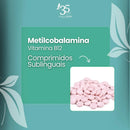 Metilcobalamina Vitamina B12 1.000mcg 60cps Sublingual Sabor Sem sabor