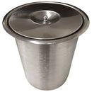 Cesto De Lixo Embutir Bancada Granito Cozinha Inox 3 Litros