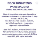 Disco Tungstênio De Corte Sem Dentes P/ Madeira 110mm Lotus Cor ESMERILHADEIRA 110 X 22,2MM