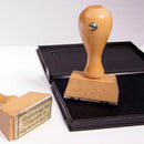 Almofada Carimbo Grande N4 + Tinta Refil Preta Inclusa