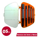 Jogo De Extrator De Parafuso Quebrado 3 Á 18mm 5 Peças