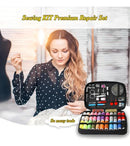 Kit De Costura Completo Com 96 Pcs Para Reparo Com Estojo
