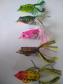10 Isca Artificial - Frog Sapo Anti Enrosco Sapinho Iscas Rã Cor Variados