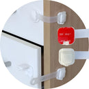 6 Trava Gaveta Armário Segurança Protetor Proteção Bebe Bca Cor Branca / Incolor