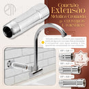 Extensor 1/2 Cromado Prolongador Longo Torneira Chuveiro Cromado