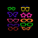 Kit 50 Óculos Neon Luz Negra Balada Sortidos Divertido Festa