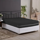 Capa Para Colchão Casal Malha Ziper Resistente Rapido Cor Preto