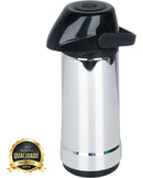 Garrafa Térmica Café Chá 1litro Invicta Metalizada C Alça Cor Prata