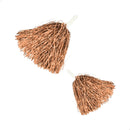 Kit 20 Pom Pom Metalizado Festas Lider De Torcida  Rose Gold