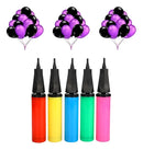 Bomba Manual De Encher Bexiga Balão Inflador Bexiga Cores sortidas