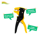 Alicate Desencapador e Cortador de Fios 2 em 1 Com Ajuste de Pressão