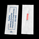 50 Uni Lâminas Tebori Nano Agulhas 12 Pontas Flex 0.18mm Cor Vermelho