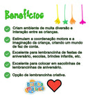 Geleca Gruda Parede 10u Tipo Slime Lembrancinha Aniversário