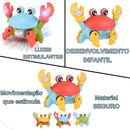 Caranguejo Fujão Mini Robô Se Move Interativo C/ Luz E Music Shopbr Fujão Toy Crab