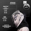 Super Tork Mascara Solda Escurecimento Automático Profissional 8k Tork Cor Cinza-escuro