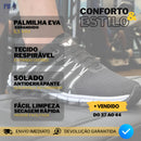 Tênis Masculino Academia Caminhada Esportivo P Preto 42 BR