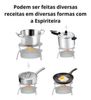 Fogareiro A Álcool Fogão Camping Portátil Espiriteira Pesca