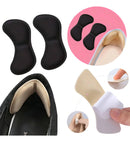 Protetor Calcanhar Revestido Alto Conforto Tenis E Sapatos Cor Preto Tamanho da calcanheira Único