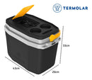 Caixa Térmica Suv 20l Termolar Cooler Preto