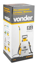 Pulverizador Bomba Manual Lateral 5 Lts Vonder Prof Pl005 Cor Branco