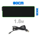 Mouse Pad Gamer Borda Led Rgb 13 Cores 80x30x4cm Impermeável