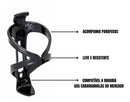Kit 2 Suporte Caramanhola Porta Garrafa Nylon Bike Bicicleta Preto