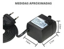 Bomba Submersa Aquário Bebedouro Pet Fontes Hidroponia 200lh A Colorida Bk300
