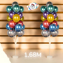 Suporte Chão Para Balão Bexiga De Chão 1,68m 19 Hastes 1un