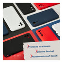 Capinha Flashcase Aveludada Para Samsung S23 Preto