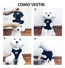 Coleira Peitoral Para Gatos Coleira Com Guia Super Ofertas Cor Rosa Tamanho da coleira P