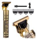 Máquina De Cortar Cabelo /sobrancelhas / Barba - Dragão Cor Dourado