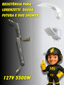 Resistencia Para Lorenzetti Ducha Futura 127v 5500w Ms Eletro Eletrônica