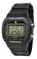 Relógio Masculino Digital Quadrado Á Prova D'água Original