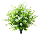 Kit 2 Buque Flores De Galli Artificial Arranjos Deco Branco