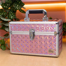 Maleta De Maquiagem Profissional Anna Make R210 Vazia Rosê