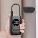 Mini Compressor Bomba De Ar Calibrador Digital Sem Fio Pneus B&G 3668 Cor Preto