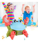 Caranguejo Fujão Mini Robô Se Move Interativo C/ Luz E Music Shopbr Fujão Toy Crab