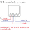 Interruptor Inteligente Relé Wifi Novadigital 1 Canal 10a Mini Smart Switch Tuya Smart Life Alexa 110v 220v Bivolt Branco